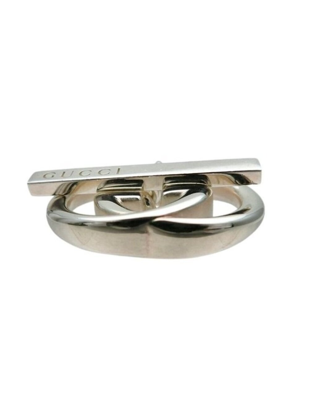 Gucci Necklace Interlocking Ball Chain Silver Choker - Picture 3 of 8
